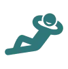homme détendu